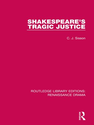 cover image of Shakespeare's Tragic Justice